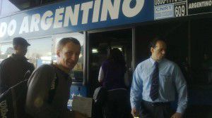 Ben travelling to Mar del Plata, where he will teach English for the next few months.